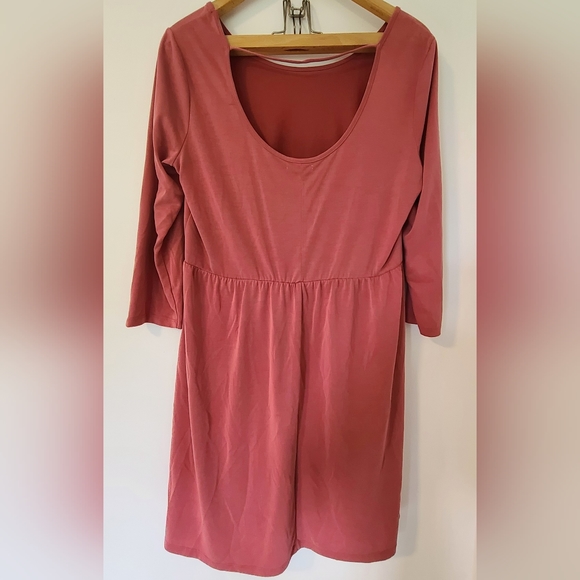 Maurices Scoop back Pink Dress | size Large | Lover Era - Picture 6 of 8